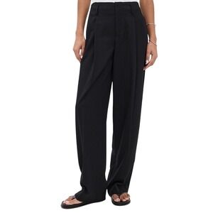 JOSEPH‎ wide-leg Women's Black Pants Excellent Designer Size 40